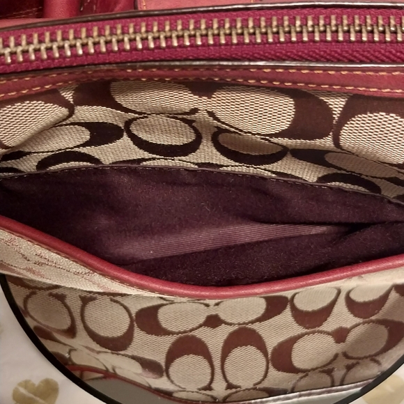 Vintage Coach Legacy Signature Leather and Suede Handbag - Picture 11 of 17